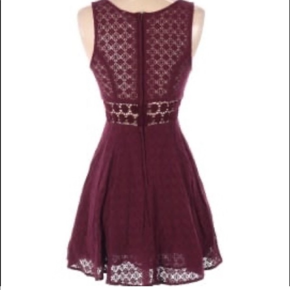 Free People Daisy Merlot Dress - Picture 4 of 4